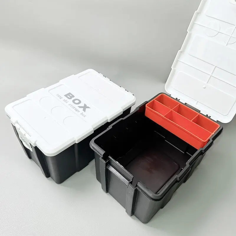 Teile-Aufbewahrungsbox, Schraubenbox, Neue Werkzeuge, Abgedeckte Trennwand, Langlebige Komponenten, Mehrfach-Gitter-Teilebox – Detail 9