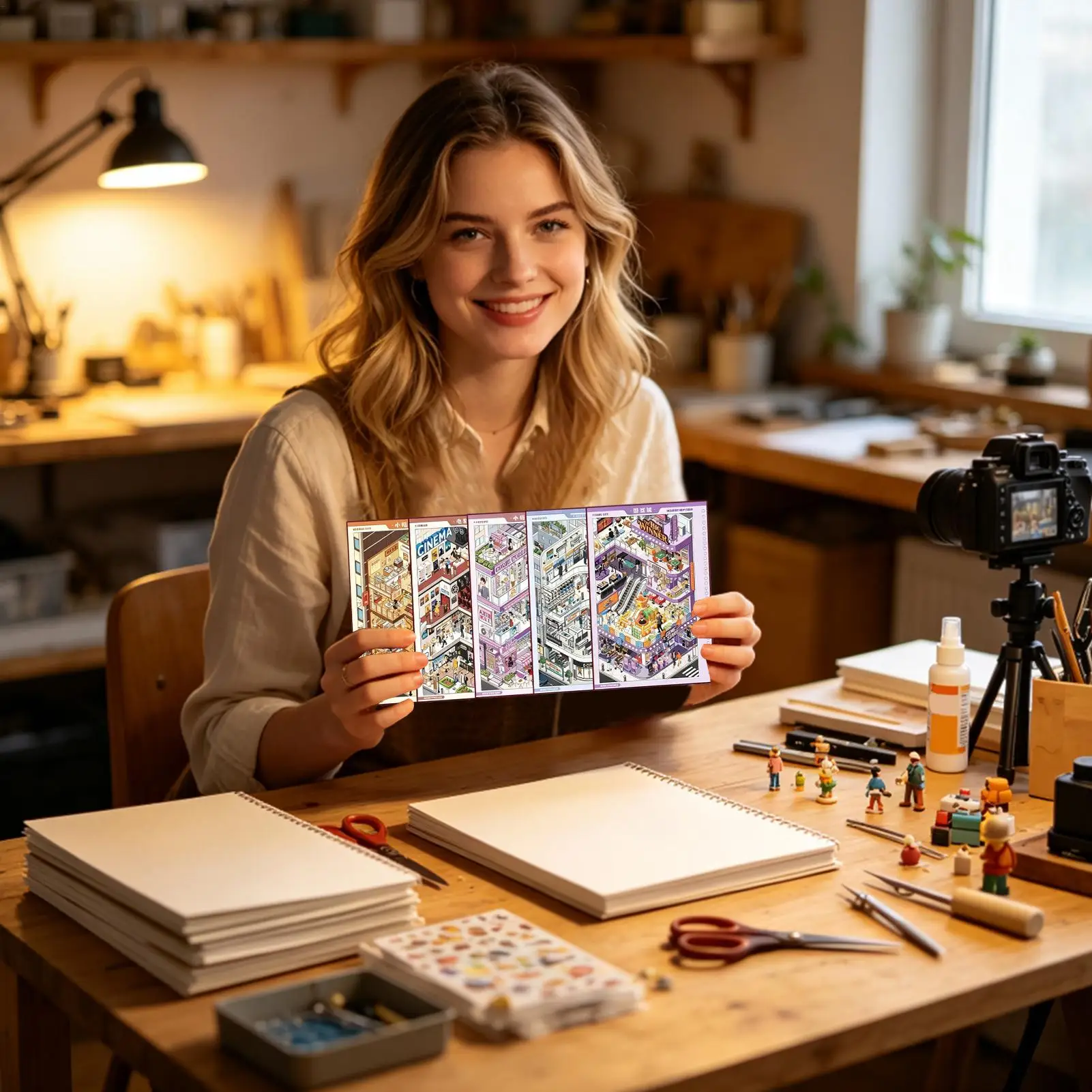 collezione-di-adesivi-con-scene-di-centri-commerciali-simulazione-di-scene-di-vita-quotidiana-adesivi-decorativi-per-laptop-e-cover-per-telefoni