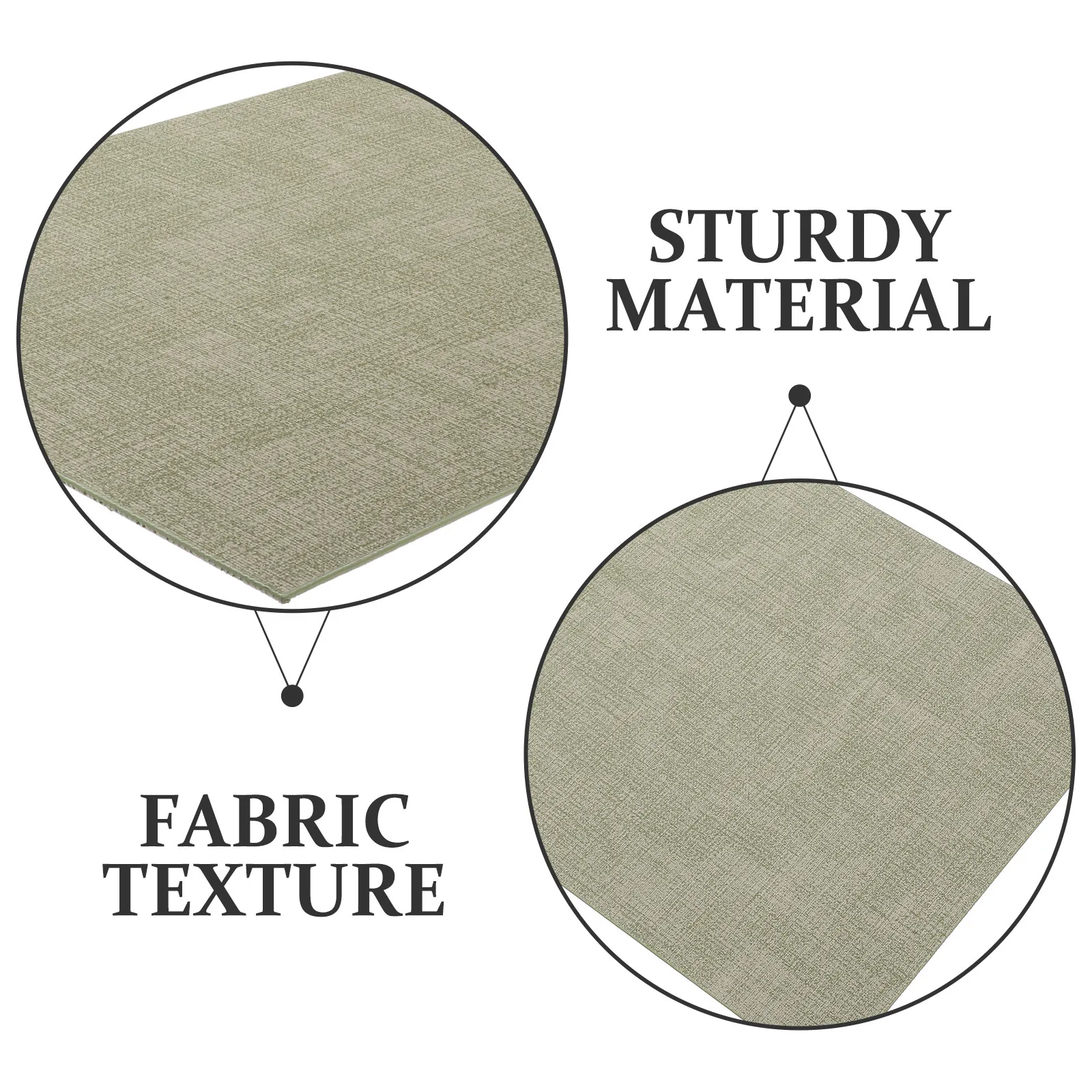 4Pcs Spill Proof Heat Insulating Faux Placemats Chinese Fabric Texture Rectangular Table Mats for Family Dinner