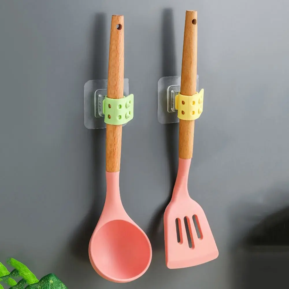 

Creative Plastic Mop Clip Wall-Mounted No-Hole Data Cable Storage Straps Removable Mop Storage Tie Kitchen