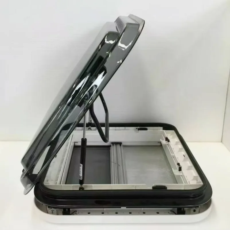 RV Sunroof Modified Car, Special Car, Residential Car Sunroof Acrylic Double-layer Thickened Roof Ventilation Fan