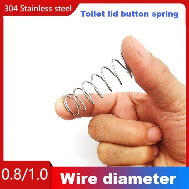 304 زنبرك من الفولاذ المقاوم للصدأ، زنبرك لخزان المرحاض وزر إرجاع المرحاض