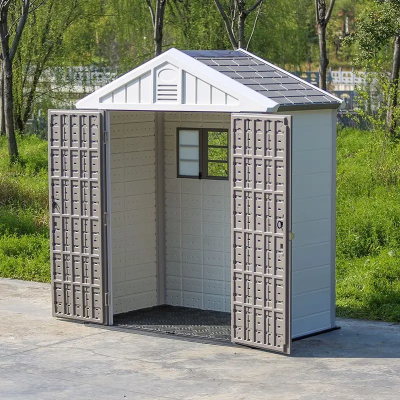 Outdoor locker Rainproof storage cabinet Garden courtyard Tool room Yard waterproof tool cabinet Outdoor utility room
