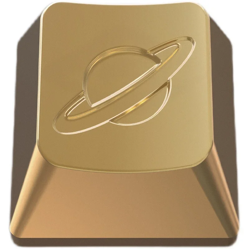 

Metal Keycaps - Grand Tour Saturno PVD Gold Copper Metal Keycaps
