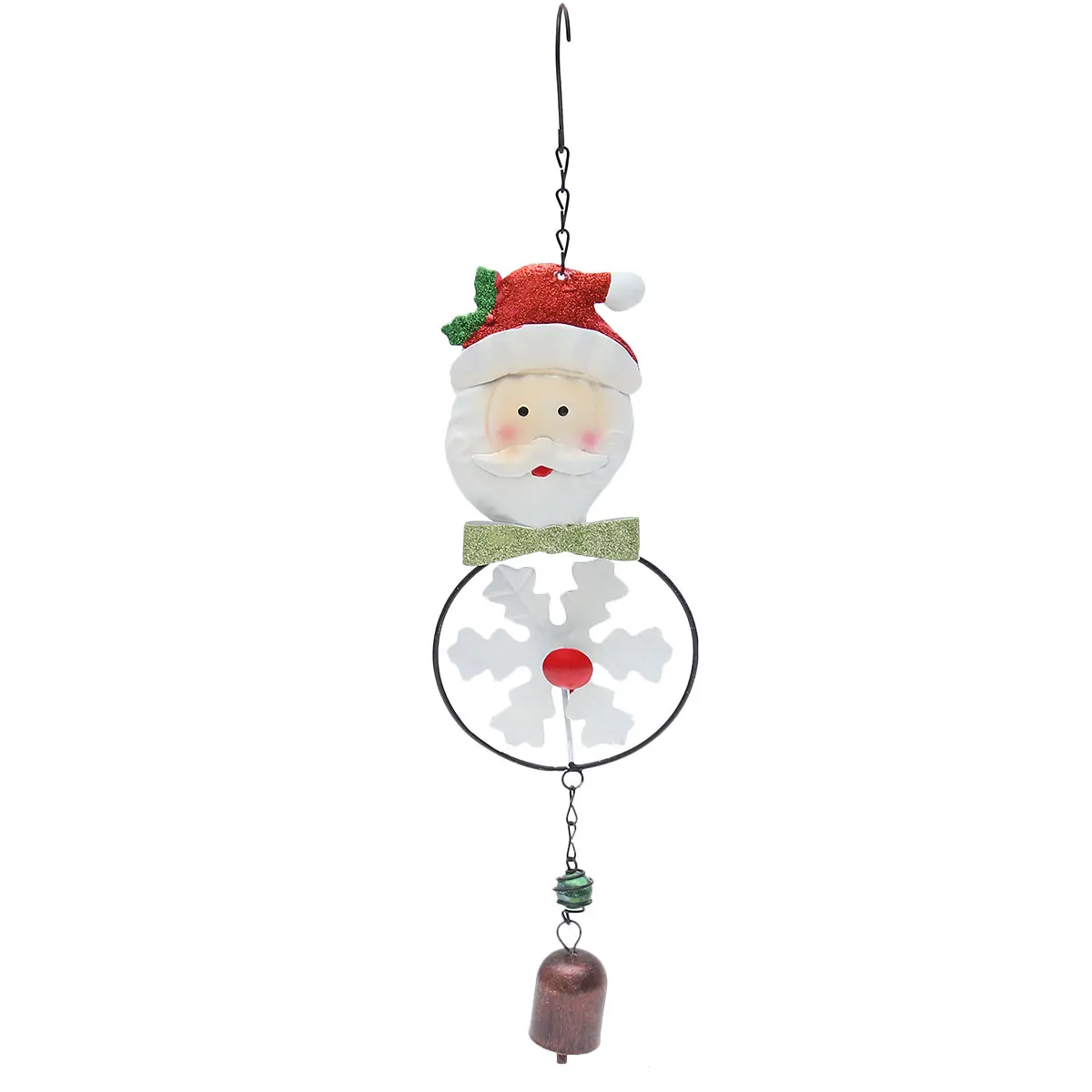 

Christmas Hanging Bell Wind Chime Decoration Christmas Tree Pendant Door Greeter Eco Friendly Festive Ornament Party