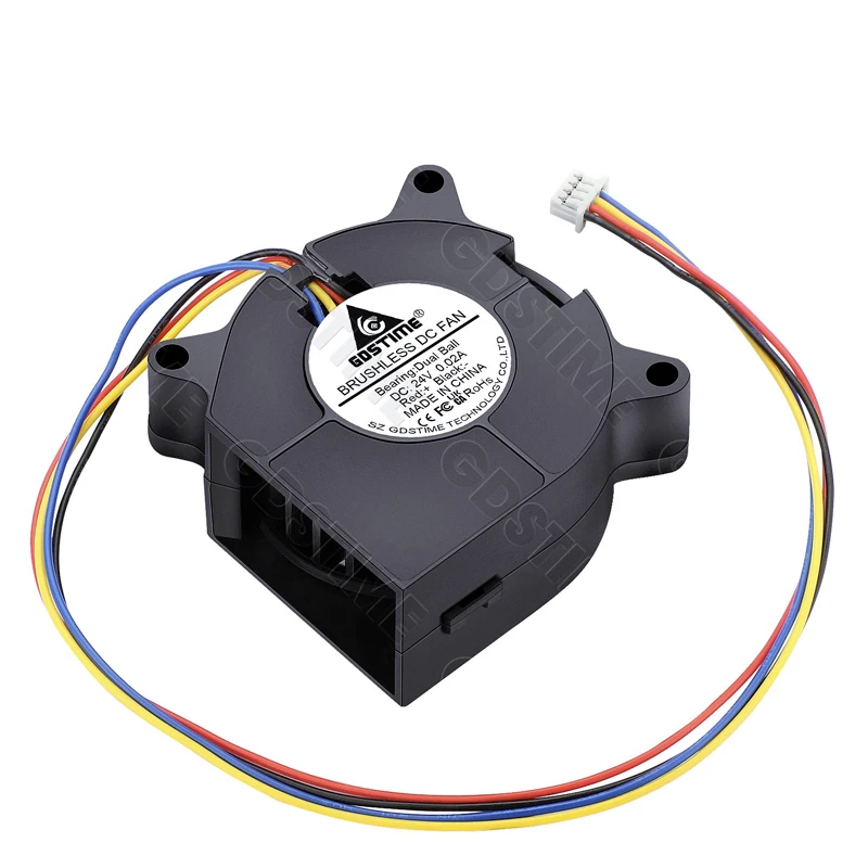 Wentylator Gdstime 4020 24V 12V 5V, dmuchawa 40x40x20MM, turbina, wentylator radialny 4CM, chłodzenie do drukarki 3D, części do PC, karty graficznej, chłodzenia CPU — zdjęcie produktu 3