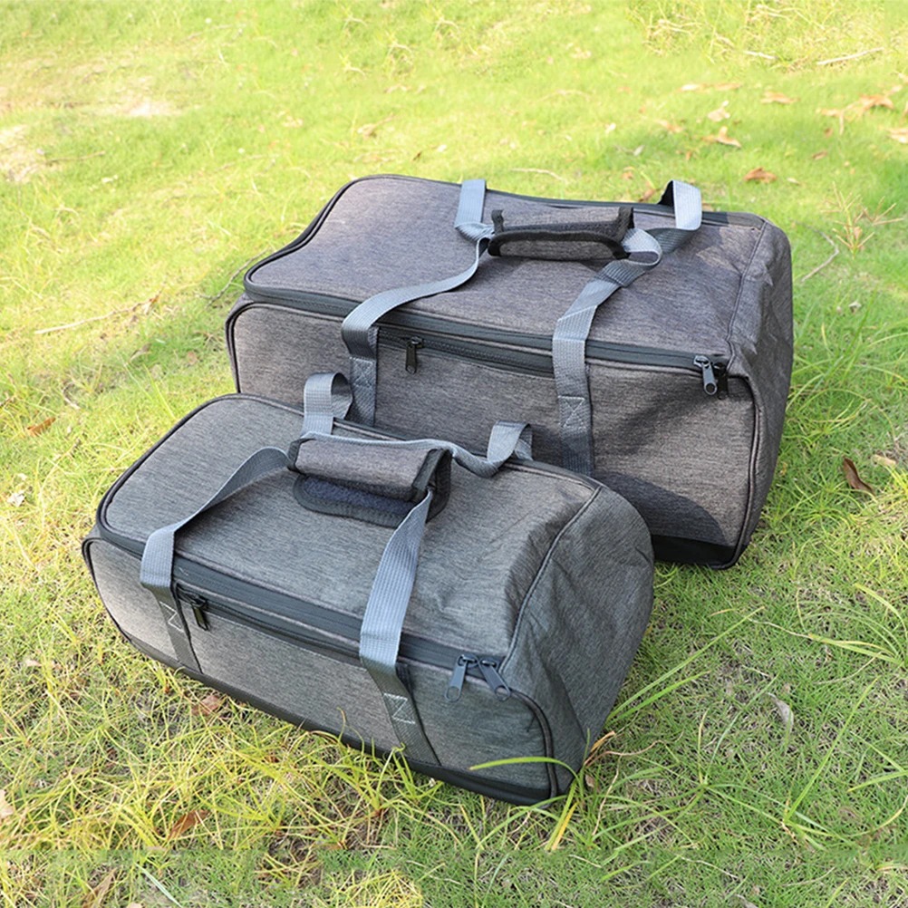 

Multifunctional Oxford Cloth Stove Bag Lightweight Outdoor Utensil Container for Picnic BBQ Camping Pan Pouch Travel