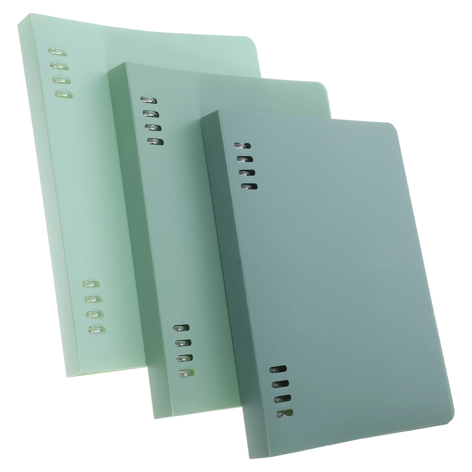 

3pcs B5 Loose Leaf Notebook Cover Hard Shell Binder Protective Case For Planner Journal Scrapbook Document Organizer School