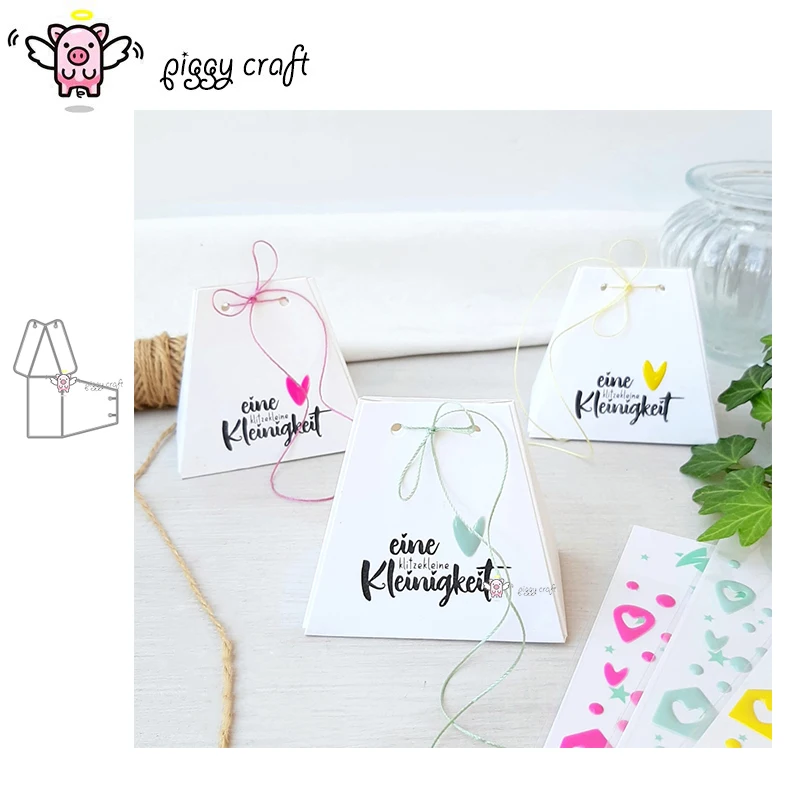 Piggy Craft metal cutting dies cut die mold Gift box decoration Scrapbook paper craft knife mould blade punch stencils dies