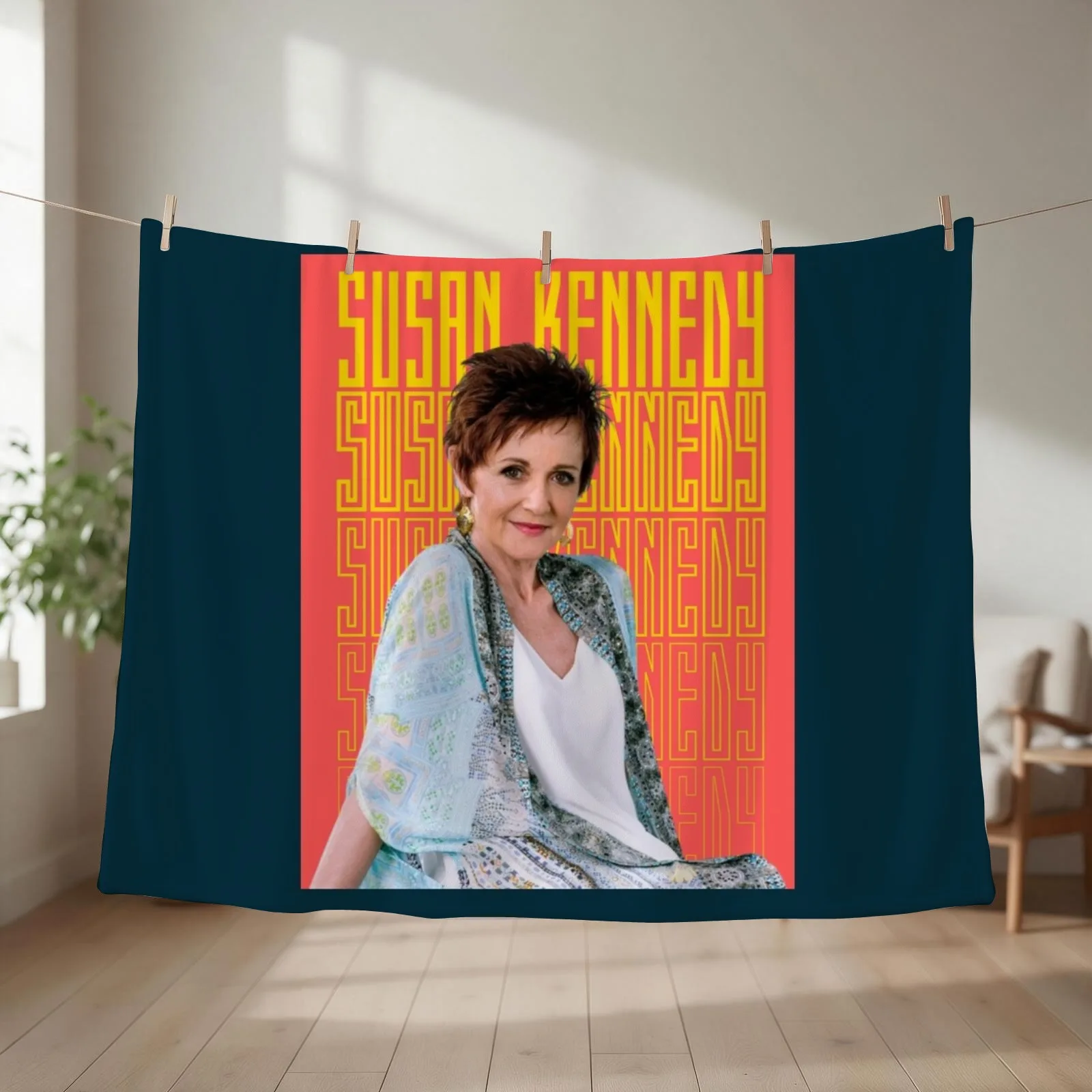 Neighbours Susan Kennedy Throw Blanket couch cozy soft plush fuzzy picnic outdoor blanket