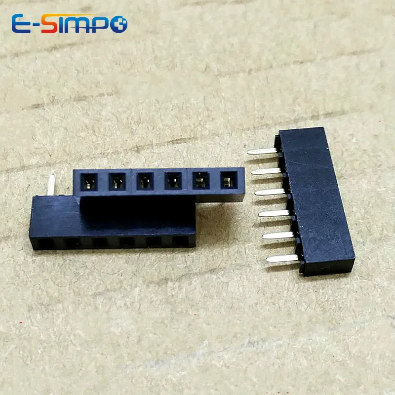 10pairs Male+Female 2.54mm PH5 Single Row Straight 1X2P/5P/6P/10P/15P/40P Short Version Rohs Goldplate PCB Pin Header Connector