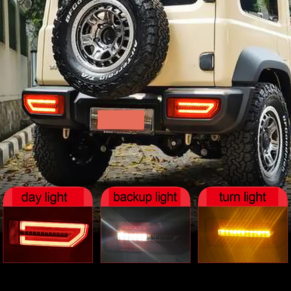 LED Tail Light Stop Lamp Rear Parking Brake Turn Signal Reflector Taillight Car Accessories For Suzuki Jimny 2019 2020 2021 2022