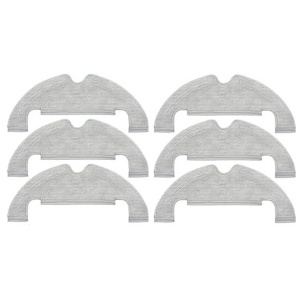 6 шт. моющаяся ткань для швабры для Xiaomi Dreame Bot D10 Plus RLS3D, запасные части для робота-пылесоса # АБГП