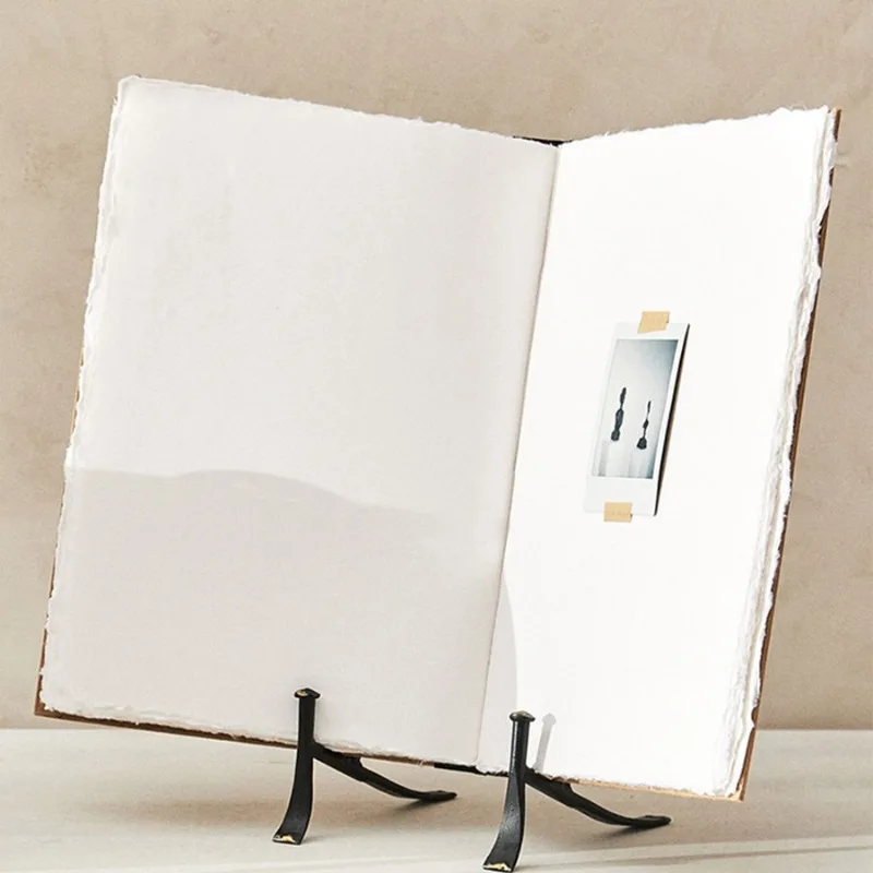 Book Picture Frame Holder Photo Display Rack Minimalist Decorative Metal Shelves Desktop Home Decor Ornament Display Stand