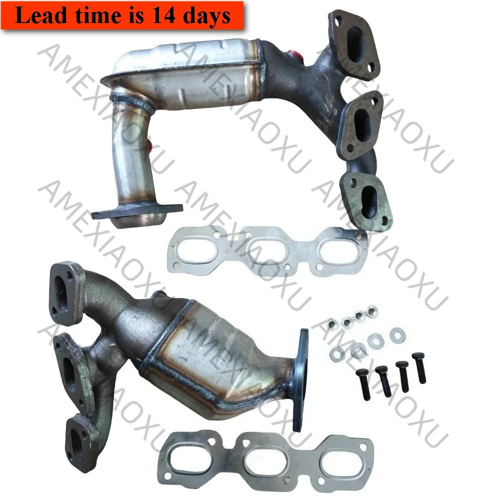 Rear + Front Exhaust Manifold Catalytic Converter for Ford Escape Mazda Mercury Mariner 3.0L 2001-2007 AMEXIAOXU