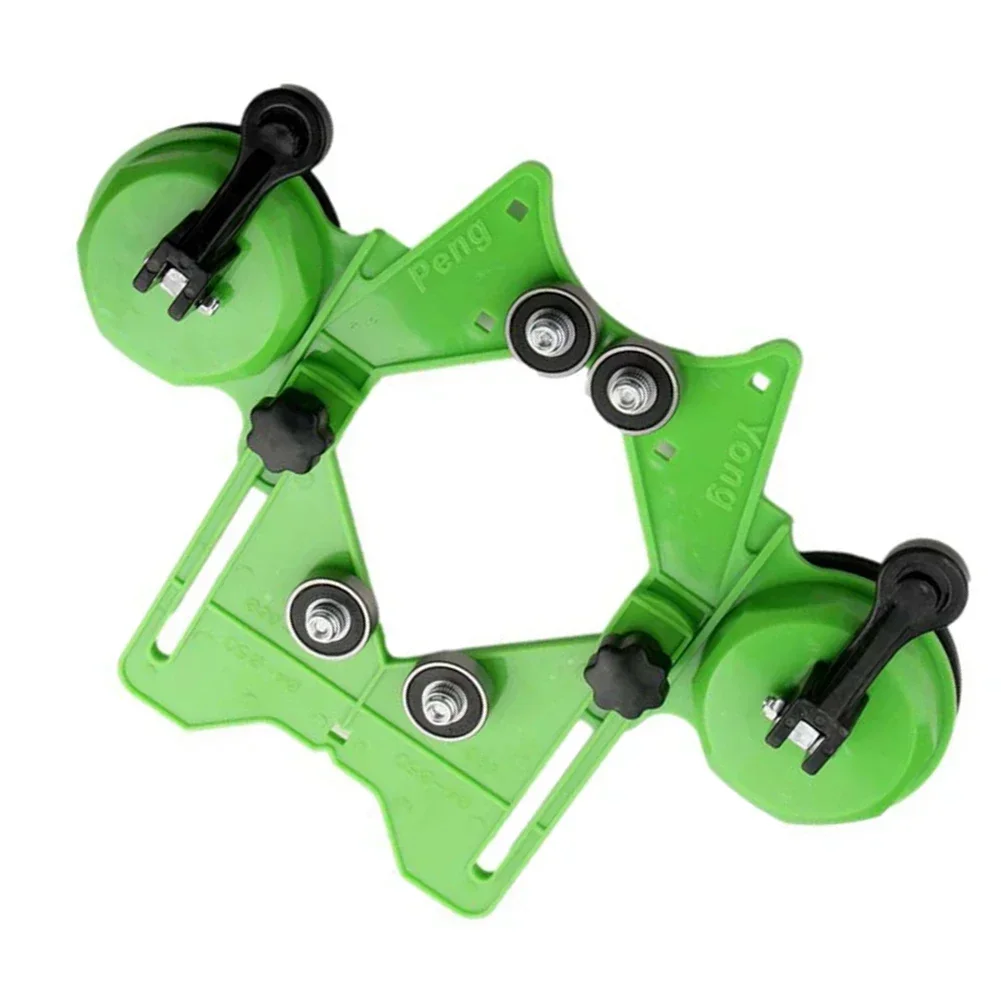 GlassTile Opening Locator Suction Cup Punch Drill Guide Diamond Drill Adjustable Double Handle Glass Tile Suction Cup Power Tool