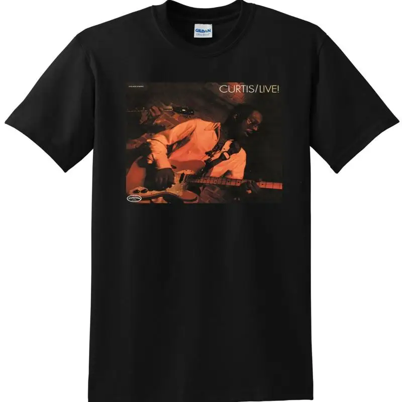 Curtis Mayfield T Shirt Live Vinyl Cd Cover S 5Xl