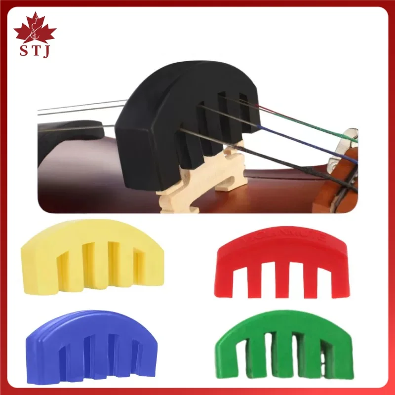 High Quality 1/5pcs Cello Rubber Violin Rubber Sourdine Mute Fiddle Practice Adjust Cello Mute Tools Part