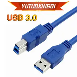 USB3.0 Printer Hard Disk Box All Copper  USB Type A Male To USB Type B Common Port USB Cable Data Transmission 1m 3m