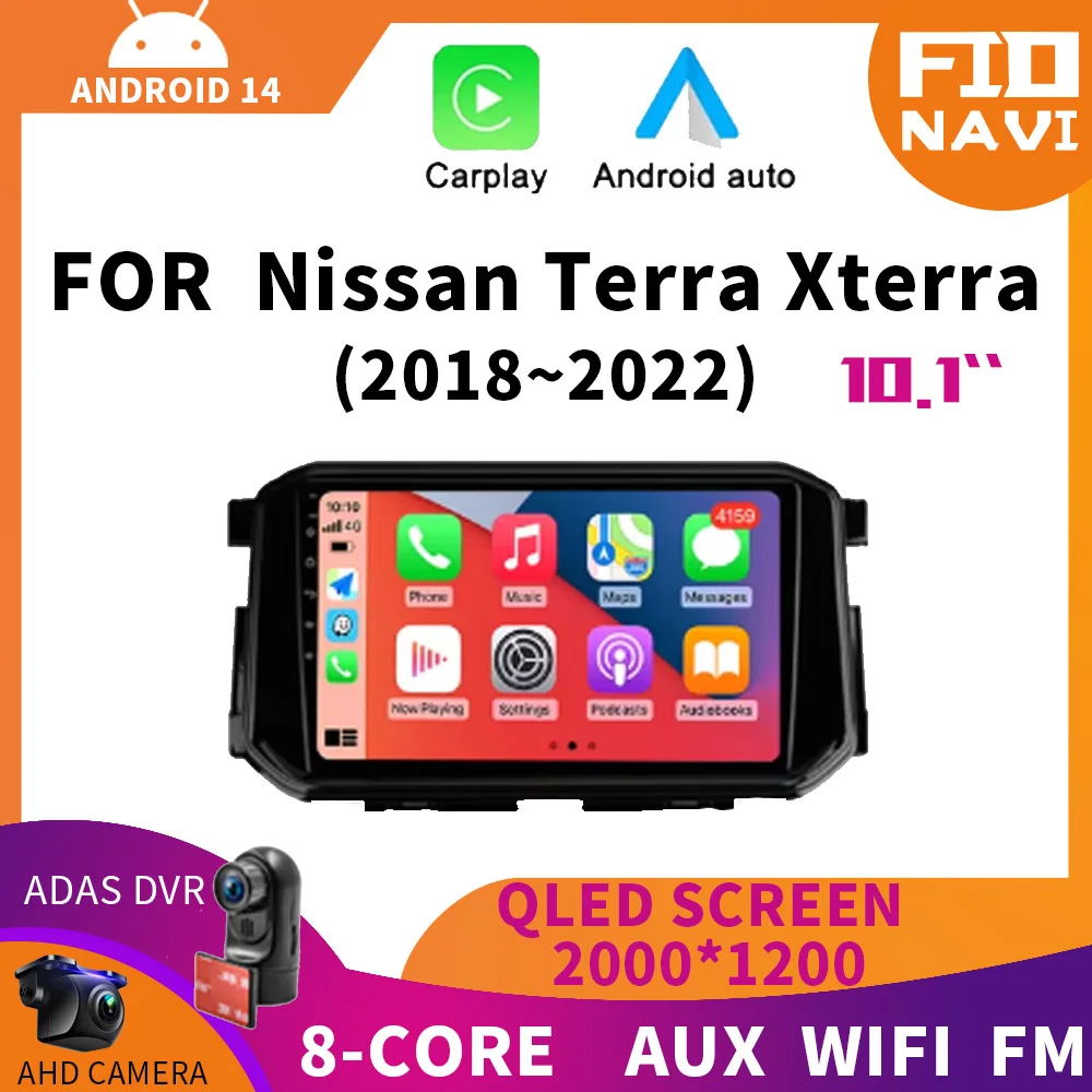 

Android 14 Auto Carplay For Nissan Terra Xterra 2018 - 2022 Car Radio Multimedia 4G+WIFI Video Player GPS Navigazion