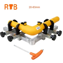 PE 20-63mm Universal Pipe Aligner: Ensures Perfect Alignment for Stronger Welds on All Thermoplastic Pipes
