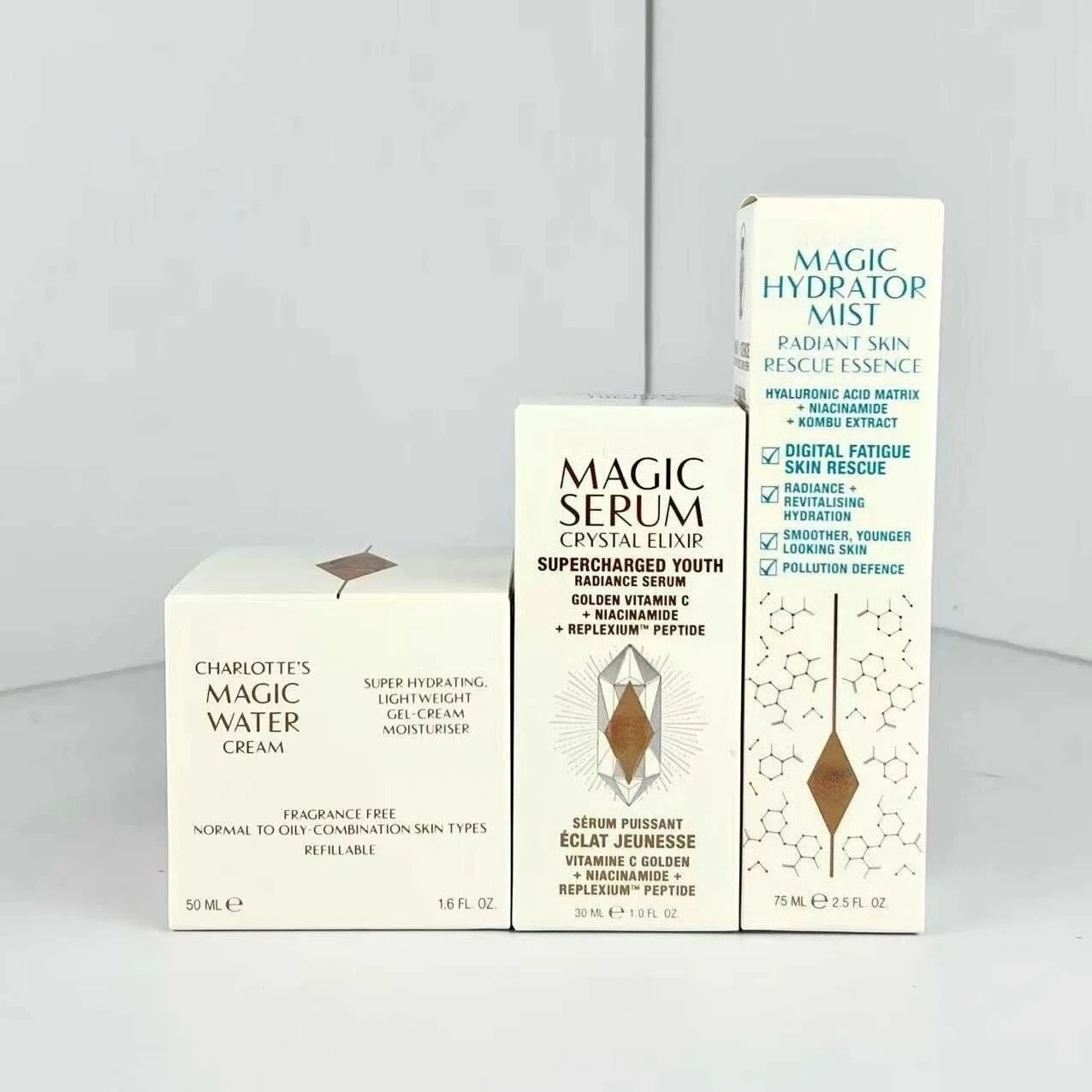 Makeup Tool Kits Magic Collection: Cream + Serum + Mist for Radiant Skin
