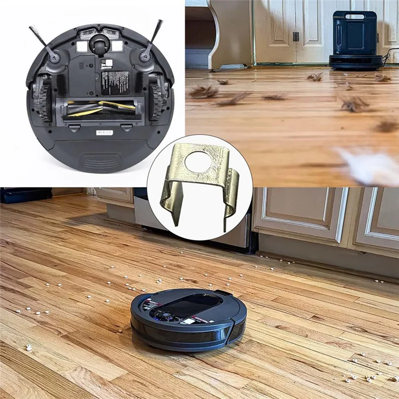 【RECOMENDAR】مشبك تثبيت معدني لمشابك تثبيت معدنية لـ Shark IQ لـ Shark IQ وAI AV2501S Robot Vacuum لـ Shark IQ و AI AV2501S