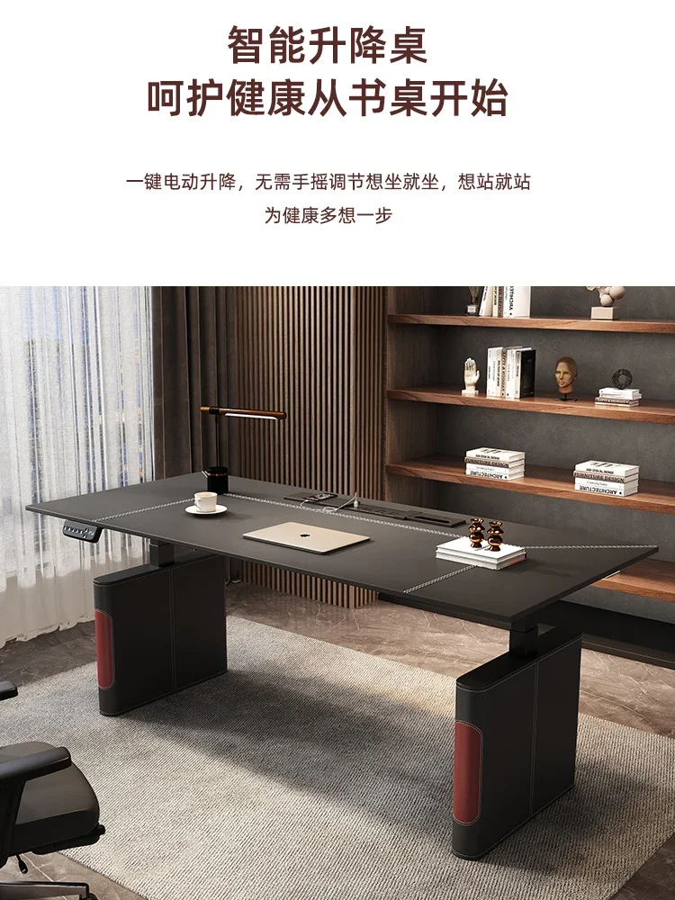 Electric lifting table computer desk workbench study desk double online celebrity home smart desk