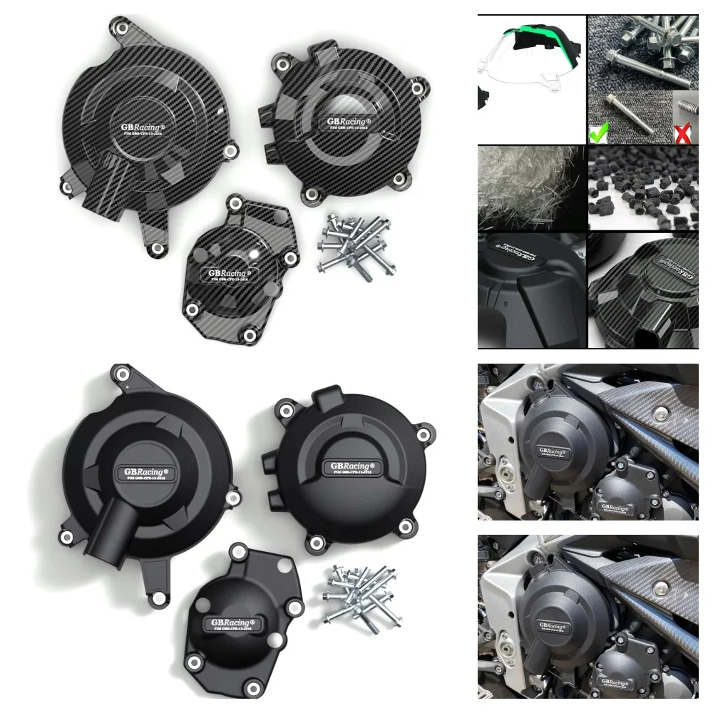 

For Triumph DAYTONA 675R 2013-2016 STREET TRIPLE 765 ( S , R & RS ) 2017-2023 2024 For GB Racing Moto Engine Protective Cover