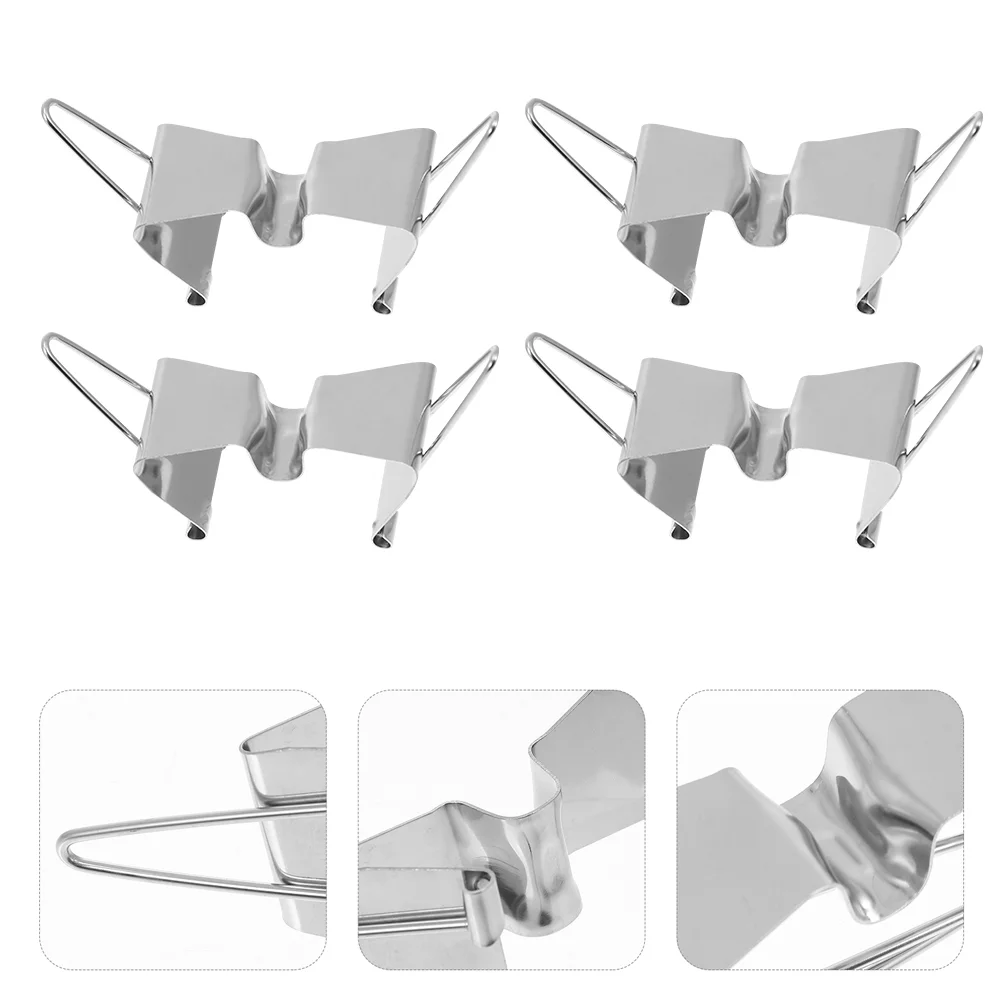 

4 Pcs Canvas Clip Wet Holder Clips Market Stall Oil Painting Carrier Frame Separating