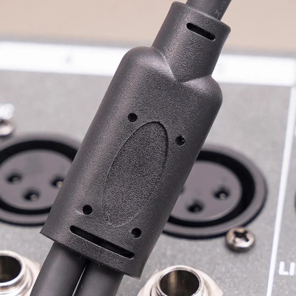 One-piece Wire Bifurcation Cable Xlr Y-splitter Cable 3pin Balanced Microphone Cable Dual Xlr Female to Male Audio Mixer Power
