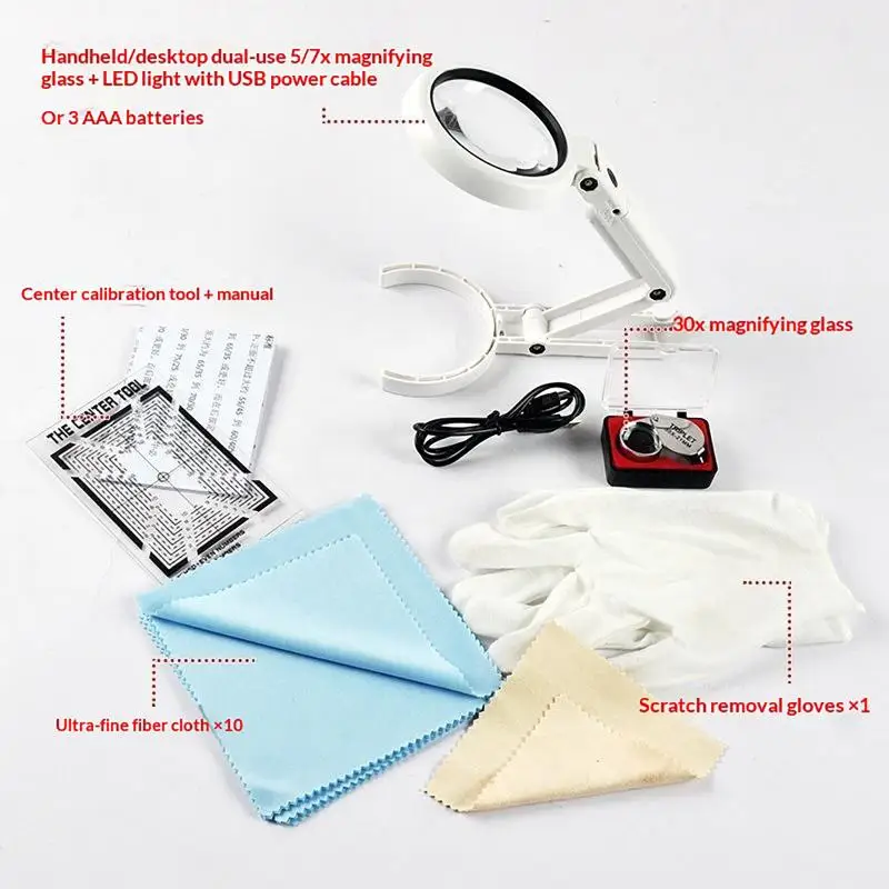 Trading Card Grading Tool Set Compatible with BGS CSG CGC SGC High Precision Centering Ruler for Valuable Card Storage