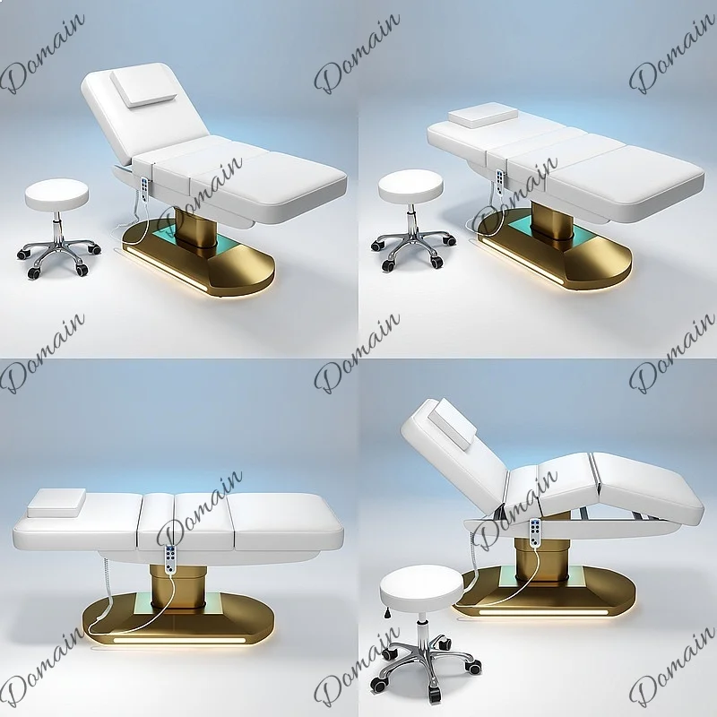 High End Electric Massage Bed Lift Adjustable Beauty SPA Chiropractic Therapy Table