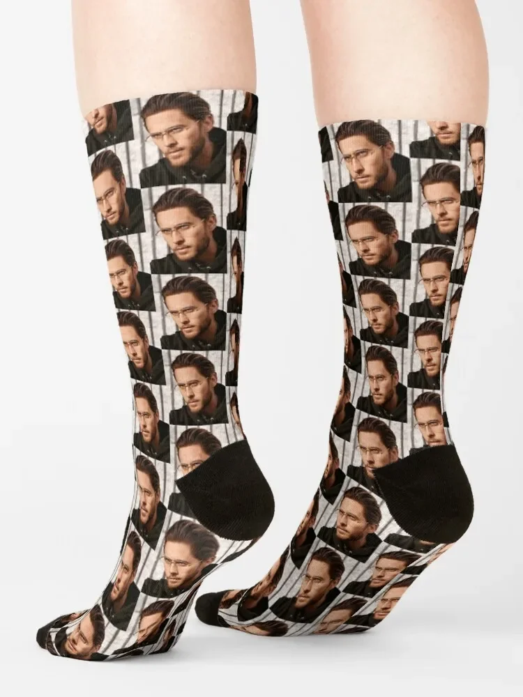 Jared Leto Socken Fußball Anti-Rutsch-Blumen Junge Kind Socken Frauen