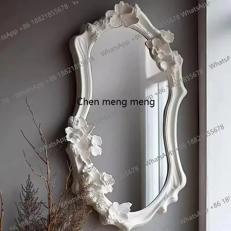 K153 Mid century Vintage mirror designer furniture Villa living room bedroom foyer decoration makeup mirrors home decor items es