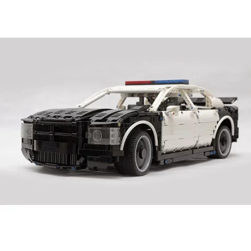 MOC-27336 cidade tráfego polícia carro montagem emenda bloco de construção modelo • 2855 peças blocos de construção crianças brinquedo aniversário presente