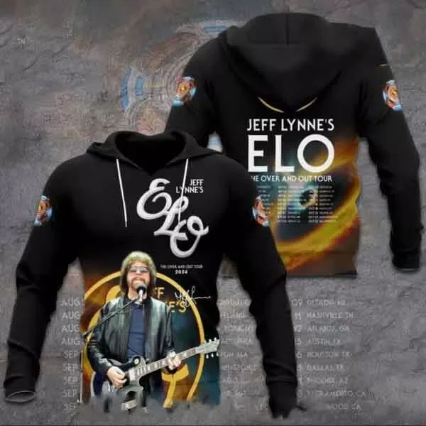 Electric Light Orchestra ELO Rock Hoodies Male 3D Print Men Women Tracksuit Sweatshirts Y2k Coat Oversized Street Men's Clothing