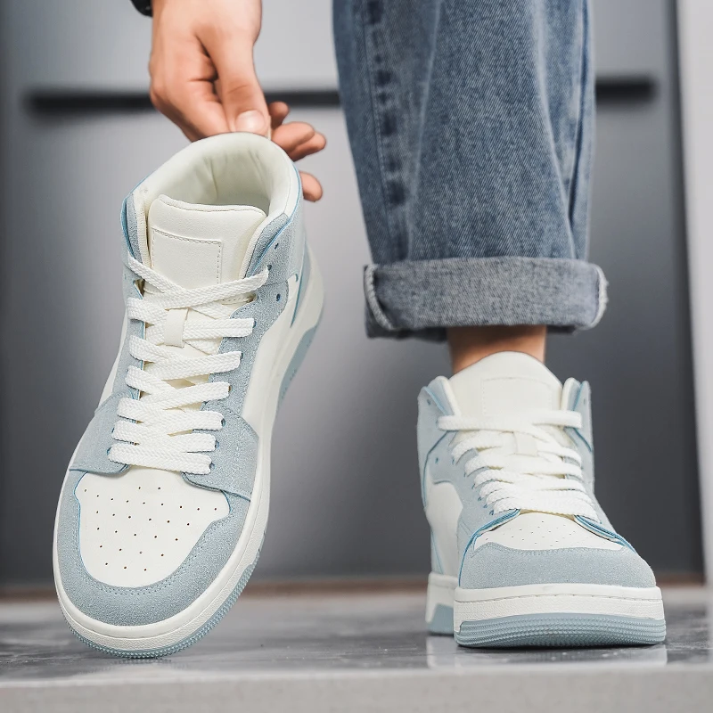 

New men's casual high-top casual sneakers for autumn and winter 2025