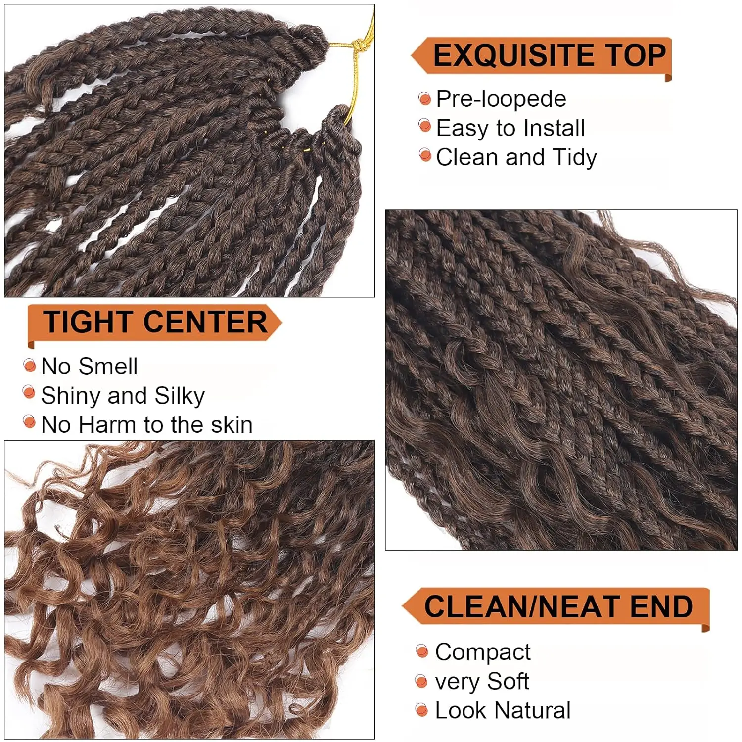 Boho Box Braids Goddess Box Braids Crochet Hair Bohemian Hippie Braids Braiding Hair Box Braids with Curly Ends Messy Synthetic