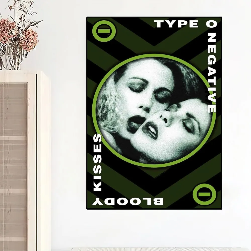 Rock Band T-Type O Negative Poster Painting Wall Pictures For Living Room Decor Sticker