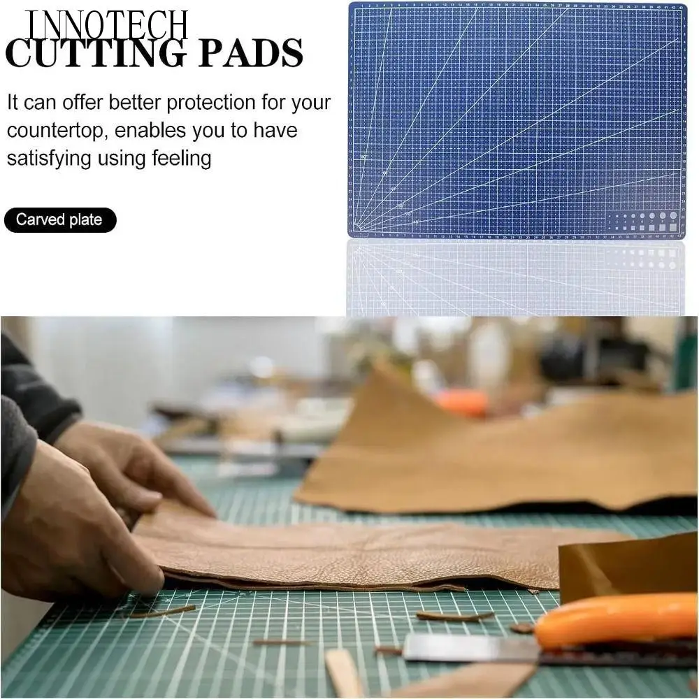 خفيفة الوزن A3 PP قطع حصيرة PP البلاستيك عالية الجودة قطع المجلس عدم الانزلاق جانب واحد النقش حصيرة منضدة