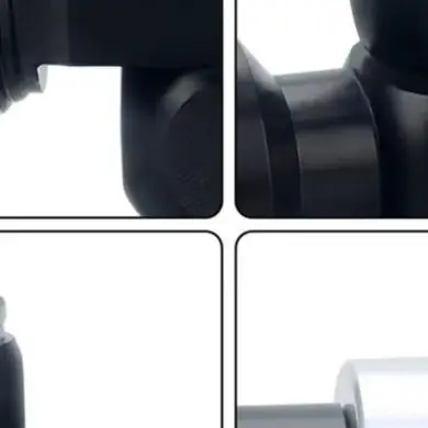 Spray Adapter with 180 Degree Swivel Function Aluminum Alloy Black Finish for Wall Ceiling Painting Applications