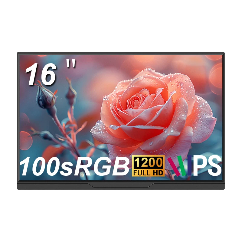 LANLIPU 14/161inch Portable Monitor 100sRGB 1200P IPS Second Screen For Cell phone Xbox Switch PS4/5 Laptop Extension Gaming