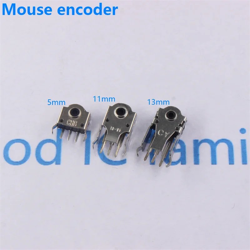 10PCS Mouse Encoder Wheel Decoder Mouse Switch Connector Repair Roller Hot 5MM 7MM 9MM 11MM 13MM