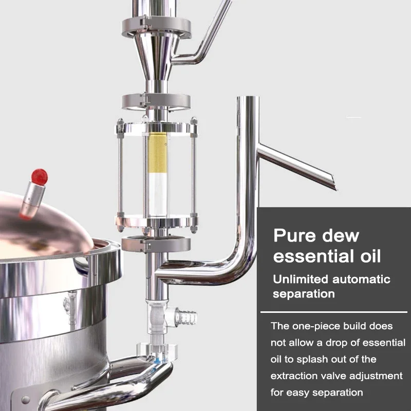 65L 30L Distiller Household distillation machine pure dew essential oil machine extraction distilled water distiller equipment