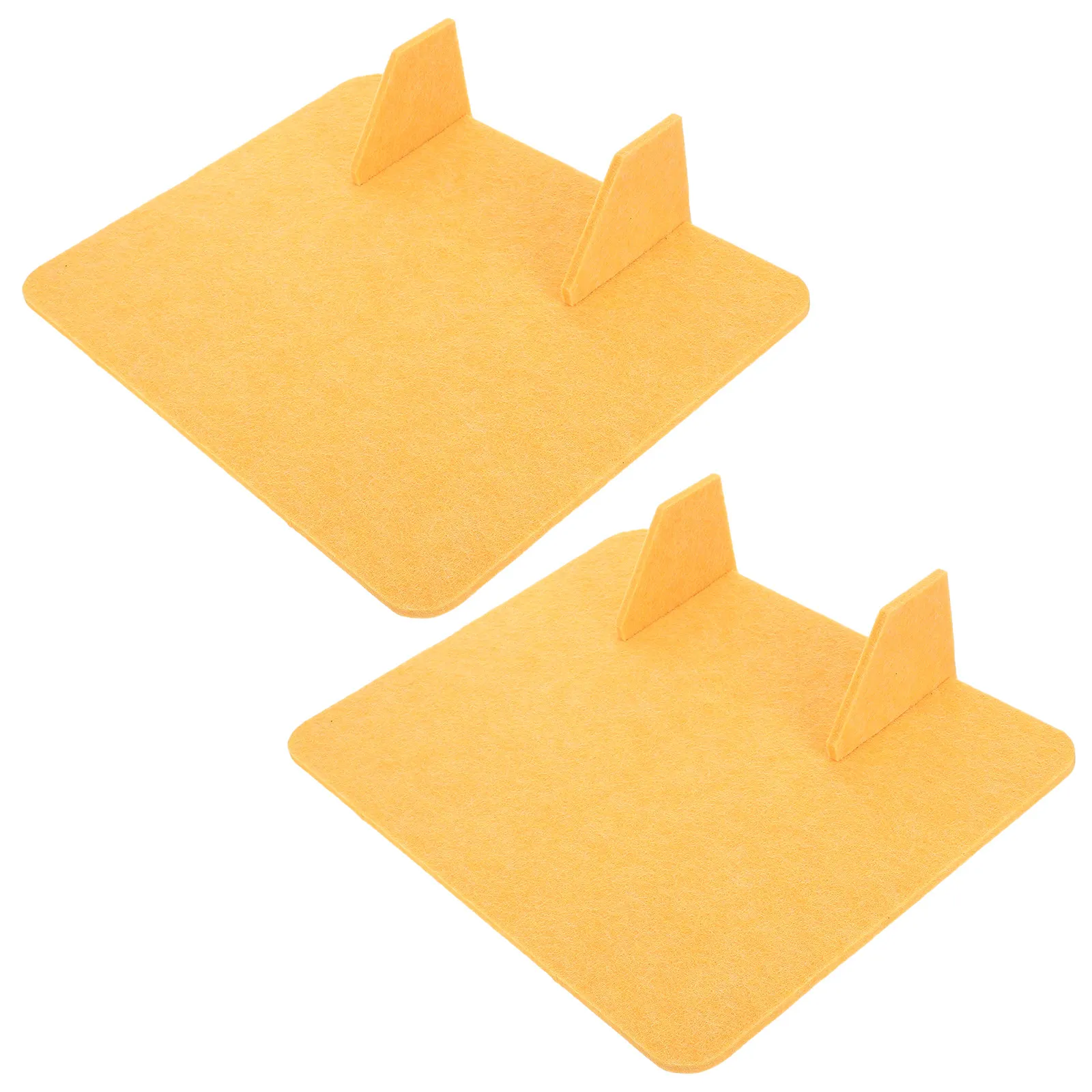 2Pcs Felt Office Desk Dividers Modern Privacy Panels 15.75x11.8in Portable Table Partition for Classroom Study Workspace