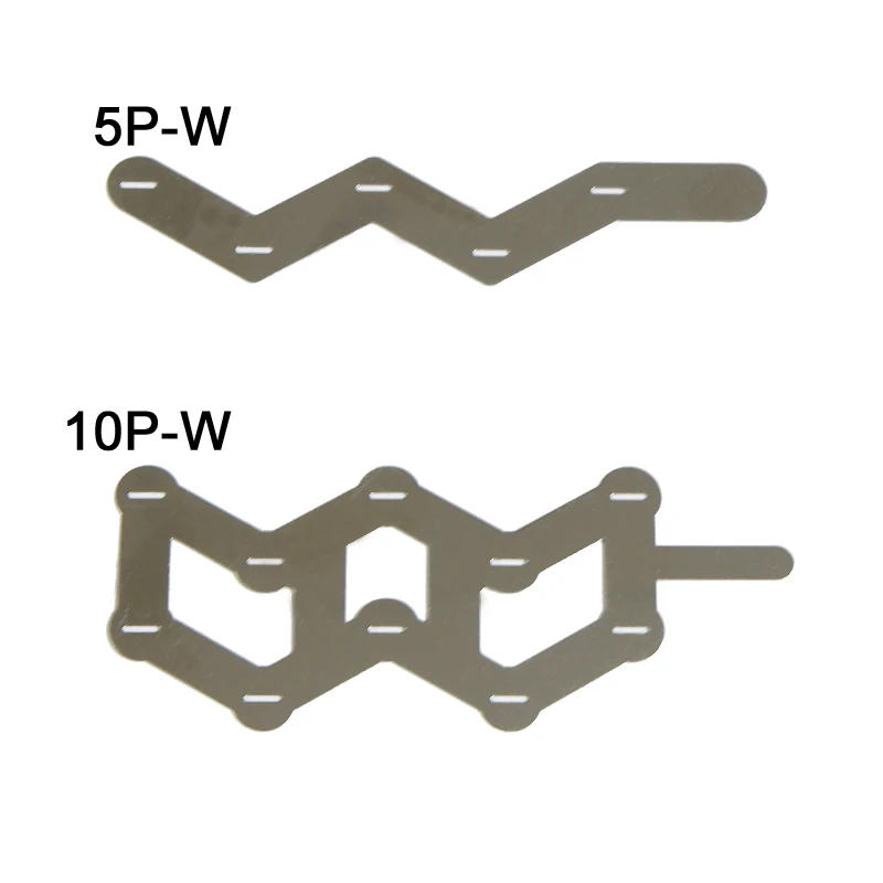 20 Pieces W type nickel strip 18650 battery pure nickel tab 10P or 5P W-shaped nickel belt For battery welding machine