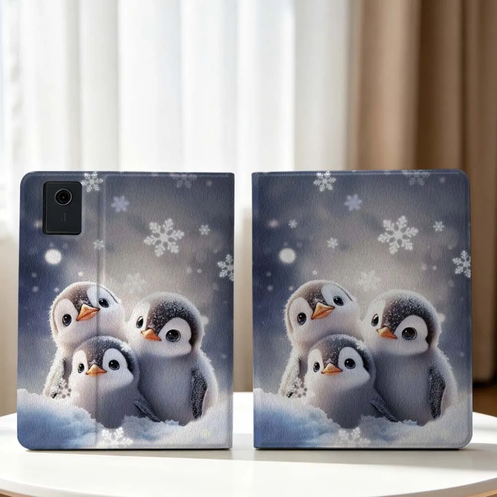 Antarctic Penguin Aurora Soft For Lenovo Xiaoxin Pad Pro Tab P12 P11 11 13 11.2 inch K11 Plus Pen Tray Tablet Case