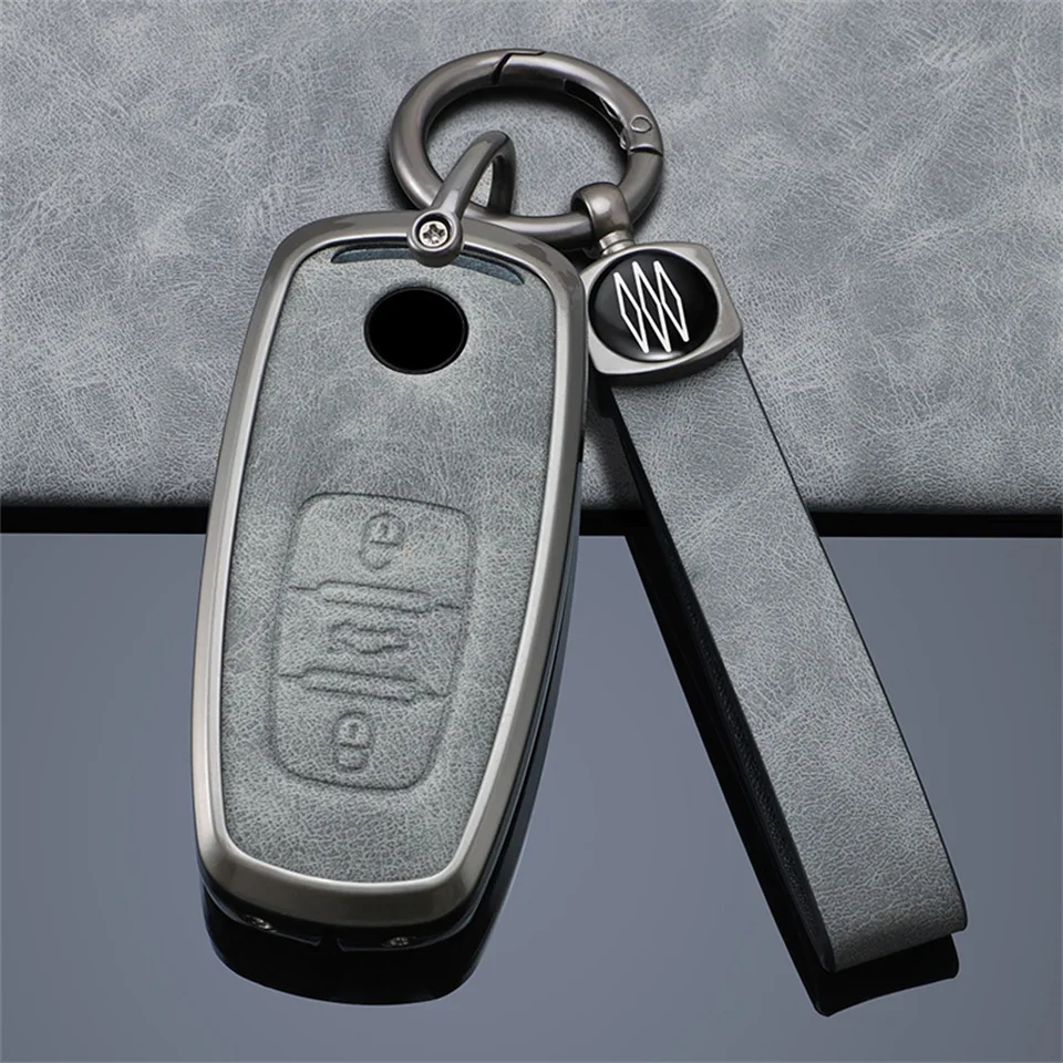 

3Button Car Key Case Cover Key Bag for Vw Touareg Car Styling L2032 Keyless Entry Smart Accessories Keychain Car-Styling