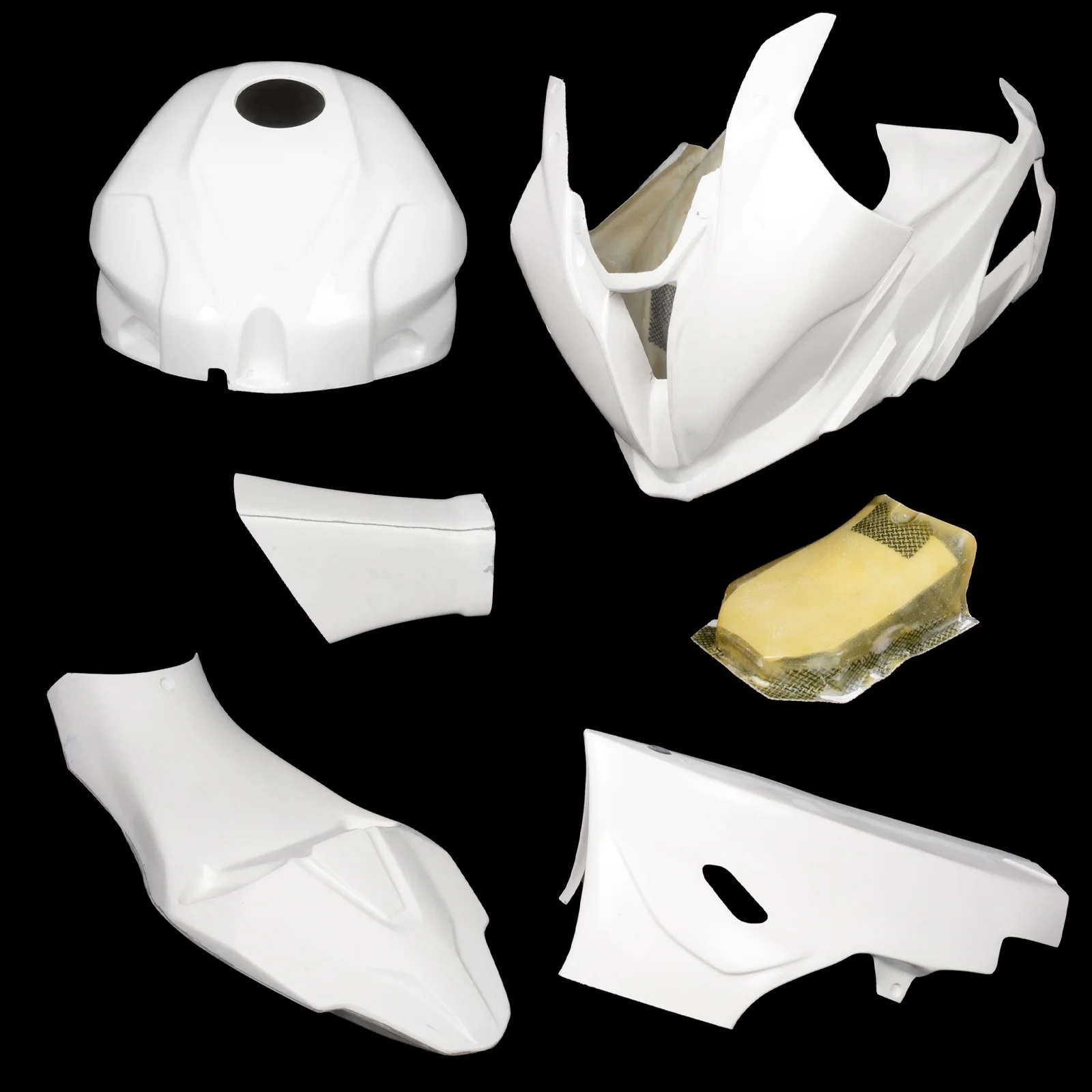 Hot Selling 2022+ S1000RR Fiberglass White Race Fairing Body Kit For Racing Motorcycles TMRC